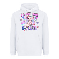 White love you a lotl Heavyweight Hoodie - MaliasSmallBusiness
