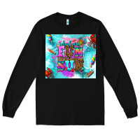 Black summer break and school Long Sleeve Tee - AdoDesignShop