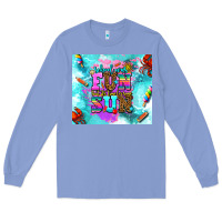 Colony Blue summer break and school Long Sleeve Tee - AdoDesignShop