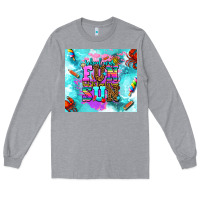 Heather Grey summer break and school Long Sleeve Tee - AdoDesignShop