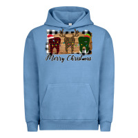 Pigment Pebble Blue Merry Christmas Teeth Urban Hoodie - Bettercallsaul