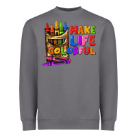 Storm make life colorful Heavyweight Sweatshirt - texasbilliewilder