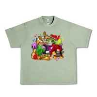 Oil Green mexican gnomes truck Urban Heavy Tee - CTS Tumbler Store