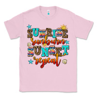 Bubblegum Pink sunrise sunburn sunset repeat Classic Tee - AdoDesignShop