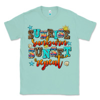 Seafoam sunrise sunburn sunset repeat Classic Tee - AdoDesignShop