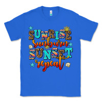 True Royal sunrise sunburn sunset repeat Classic Tee - AdoDesignShop