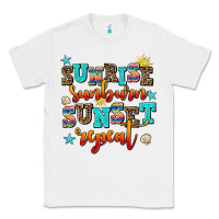 White sunrise sunburn sunset repeat Classic Tee - AdoDesignShop