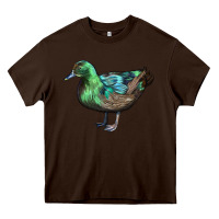 Chocolate Brown Cayuga Duck Heavy Core Tee - LillyAllenDesigns