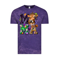 Cloud Purple Mama Cow Halloween Vintage Tee - texasbilliewilder