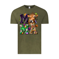 Vintage Olive Mama Cow Halloween Vintage Tee - texasbilliewilder