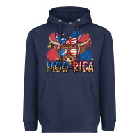Navy moo rica Heavyweight Hoodie - MaliasSmallBusiness