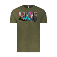 Vintage Olive racing vibes Vintage Tee - Zillion Design Studio