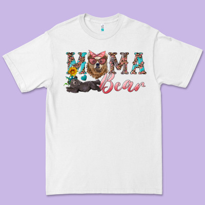 Mama Bear With Mama And Baby Premium Tee Designed By Artiststas