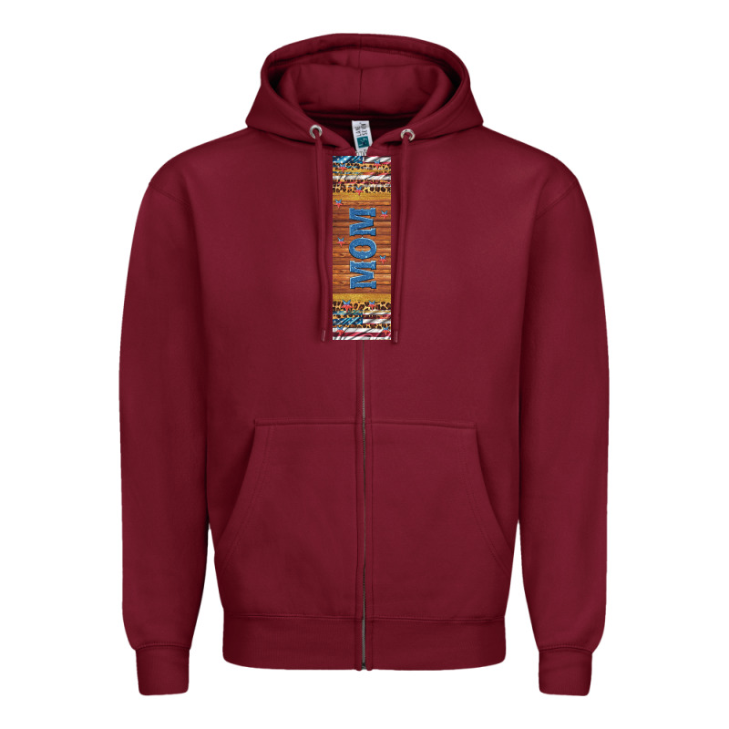 Usa Flag And Mom Penwraps 2 Zipper Hoodie by Artiststas | Teevron