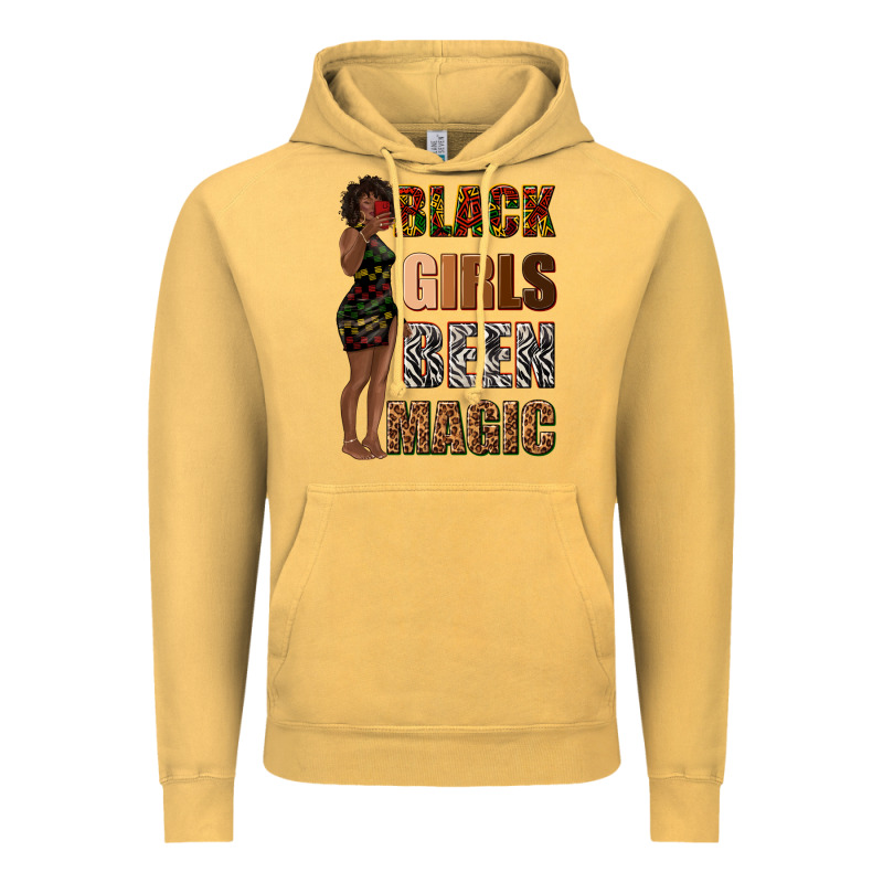 Black Girls Been Magic Vintage Hoodie by texasbilliewilder | Teevron