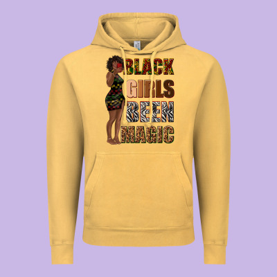 Vintage Hoodie black girls been magic