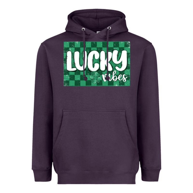 Lucky Vibes Heavyweight Hoodie by MaliasSmallBusiness | Teevron