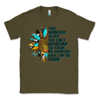 Army Green sunflower they whispered to her Classic Tee - AdoDesignShop