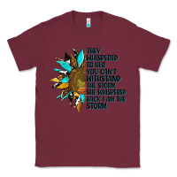 Burgundy sunflower they whispered to her Classic Tee - AdoDesignShop
