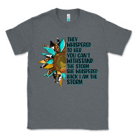 Charcoal Heather sunflower they whispered to her Classic Tee - AdoDesignShop