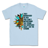 Dusty Blue sunflower they whispered to her Classic Tee - AdoDesignShop