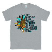 Heather Grey sunflower they whispered to her Classic Tee - AdoDesignShop