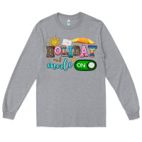 Heather Grey holiday mode on Long Sleeve Tee - AdoDesignShop