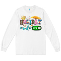 White holiday mode on Long Sleeve Tee - AdoDesignShop