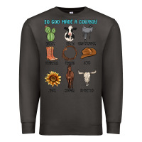 Smoke so god made a cowboy Premium Sweatshirt - MaliasSmallBusiness