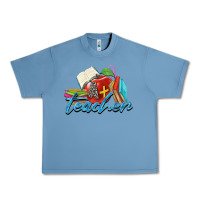 Pebble Blue a  teacher Urban Heavy Tee - Zillion Design Studio