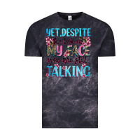 Cloud Black yet,despite the look on my face you are still talk Vintage Tee - Zillion Design Studio