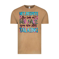 Vintage Camel yet,despite the look on my face you are still talk Vintage Tee - Zillion Design Studio