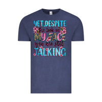 Vintage Denim yet,despite the look on my face you are still talk Vintage Tee - Zillion Design Studio