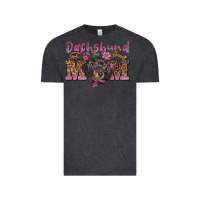 Vintage Black dachshund mom Vintage Tee - BarkalooDesign