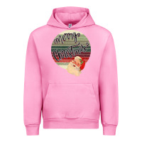 Fuchsia Pink retro merry christmas Urban Hoodie - Bettercallsaul