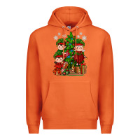 Carrot Mimi Elf, Mama Elf, Child Elf Christmas Premium Hoodie - BundleAndBundleShop
