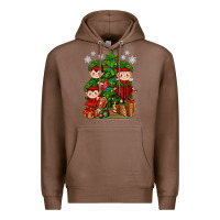 Chestnut Mimi Elf, Mama Elf, Child Elf Christmas Premium Hoodie - BundleAndBundleShop