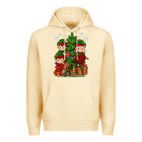 Pina Colada Mimi Elf, Mama Elf, Child Elf Christmas Premium Hoodie - BundleAndBundleShop