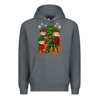 Rock Mimi Elf, Mama Elf, Child Elf Christmas Premium Hoodie - BundleAndBundleShop