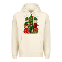Tofu Mimi Elf, Mama Elf, Child Elf Christmas Premium Hoodie - BundleAndBundleShop