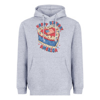 Heather Grey happy birthday america Heavyweight Hoodie - MaliasSmallBusiness