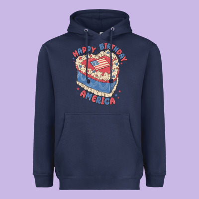 Happy Birthday America Heavyweight Hoodie Designed By Maliassmallbusiness
