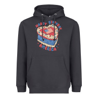 Smoke happy birthday america Heavyweight Hoodie - MaliasSmallBusiness