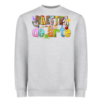 Heather Grey maestra de arte Heavyweight Sweatshirt - texasbilliewilder