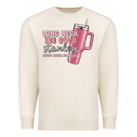 Sandshell long neck ice cold stanley never broke my heart Premium Sweatshirt - MaliasSmallBusiness
