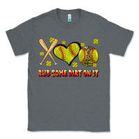 Charcoal Heather rub some dirt on it softball Classic Tee - JahusDesignShop