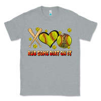Heather Grey rub some dirt on it softball Classic Tee - JahusDesignShop