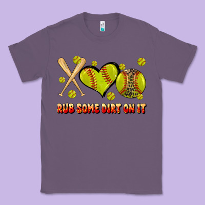 Rub Some Dirt On It Softball Classic Tee Designed By Jahusdesignshop