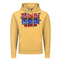 Vintage Mustard boom boom mama Vintage Hoodie - Zillion Design Studio