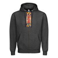 Charcoal Heather usa flag and mom penwraps 1 Zipper Hoodie - Artiststas